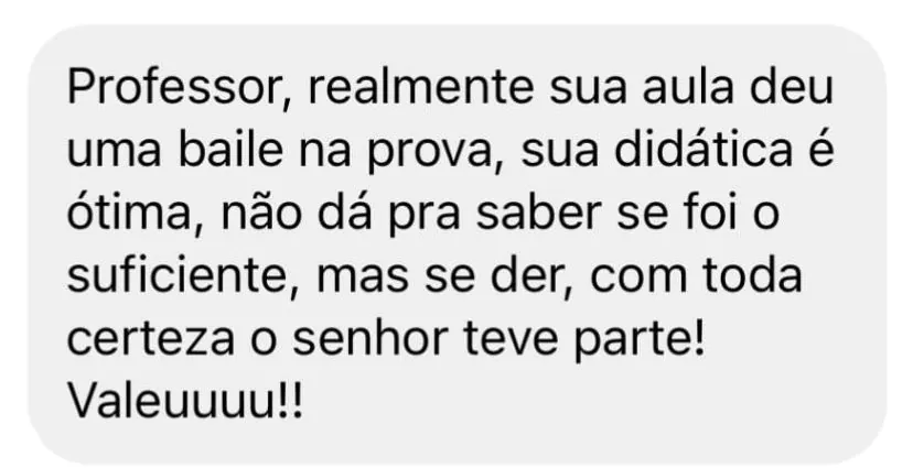 Depoimento de aluno 8