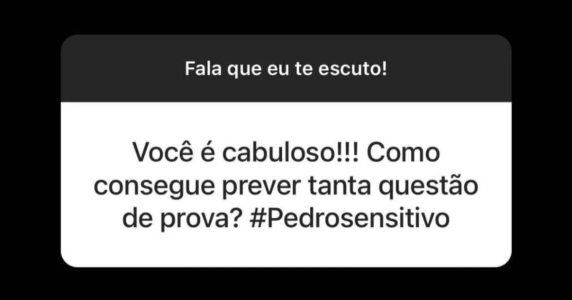 Depoimento de aluno 9